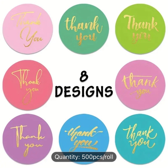 Thank You Labels (500-count) - Picture 3 of 7